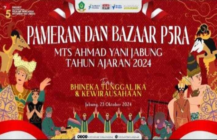 IMPLEMENTASI BHINEKA TUNGGAL IKA DAN KEWIRAUSAHAAN DALAM GIAT P5RA MTS AHMAD YANI JABUNG